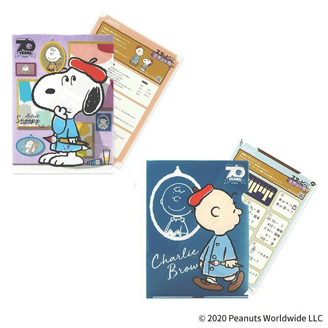 スヌーピーと不思議な絵 謎付きクリアファイル Scrap Goods Shop スヌーピーと不思議な絵 謎付きクリアファイル Scrap Goods Shop