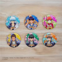 銀魂　銀時　土方　近藤　新八　リアル脱出ゲーム　グリッター缶バッジ 銀魂 ☆クラックス公式通販・イベント限定☆ トレーディング