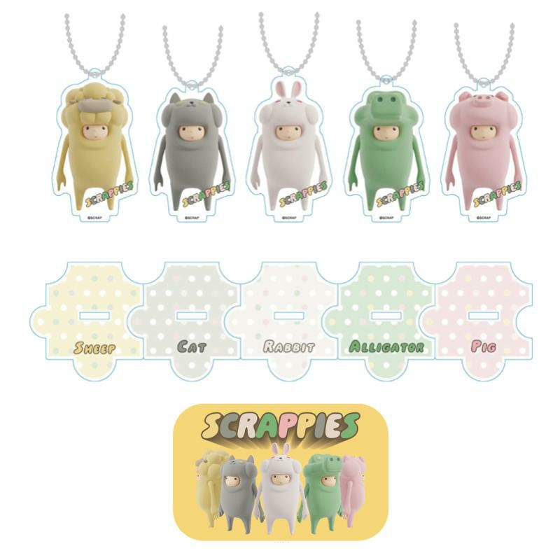 SCRAPPIES アクリルスタンドキーホルダー 全種セット | SCRAP